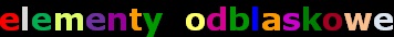 elementy odblaskowe